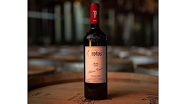 Botella de vino Protos