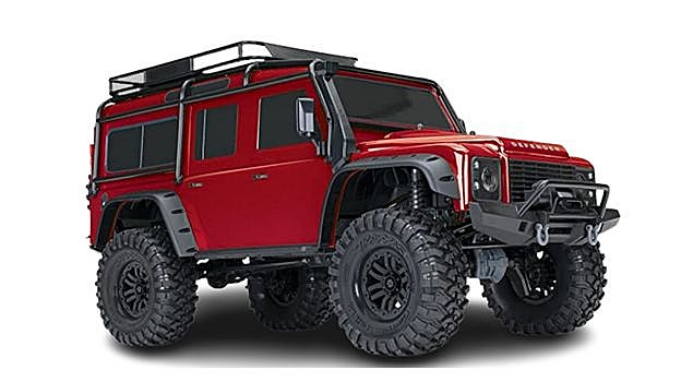 TRX-4 LAND ROVER DEFENDER ROUGE TRAXXAS