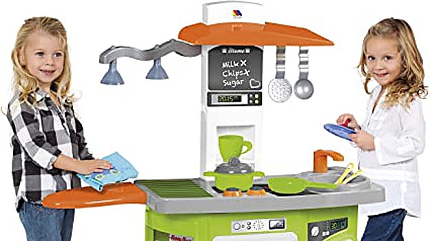 MOLTO | Cocinita de Juguete para Niña y Niño con Luces Reales y Electrodomésticos