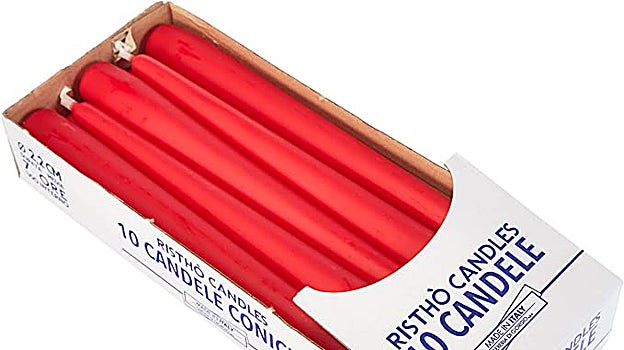 Cereria de Giorgio risthò velas cónicas para candelabro