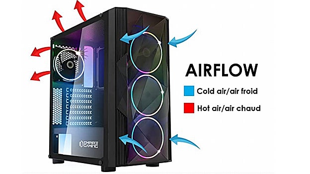 EMPIRE GAMING – Caja PC Gamer Diamond ARGB Torre Mediana ATX