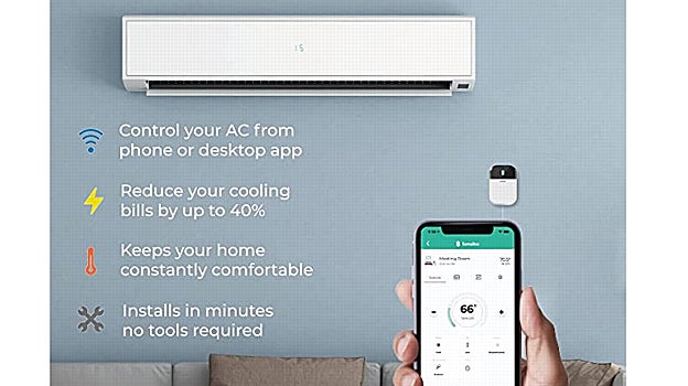 Sensibo Sky, A/C hogareño inteligente – Instalación en 60 s. App de eficiencia energética