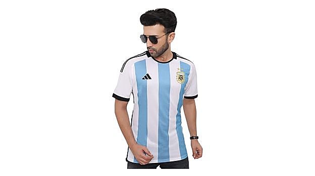 Argentina, Unisex Camiseta, Temporada 2022/23 Oficial Primera Equipación