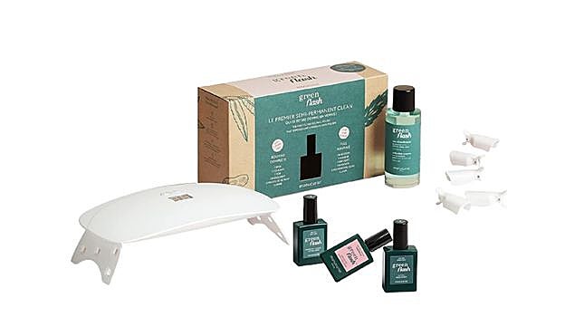 Manucurist Kit de esmalte semipermanente Essentials Green Flash