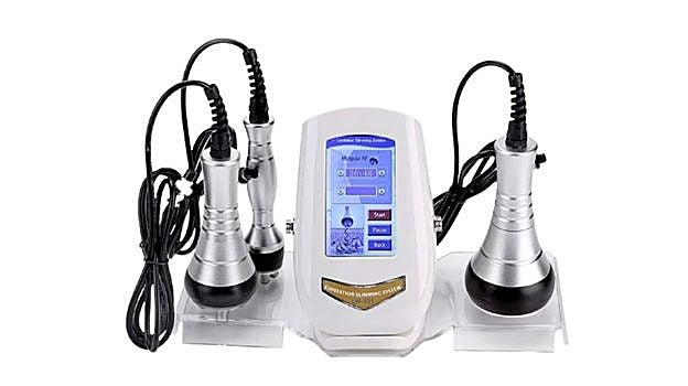 Máquina de Adelgazamiento Corporal, 40K Ultrasónico Masajeador Celulitis, Cavitacion Profesional Radiofrecuencia