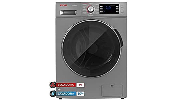 EVVO Lavadora-Secadora 4.10DX, 10 kg
