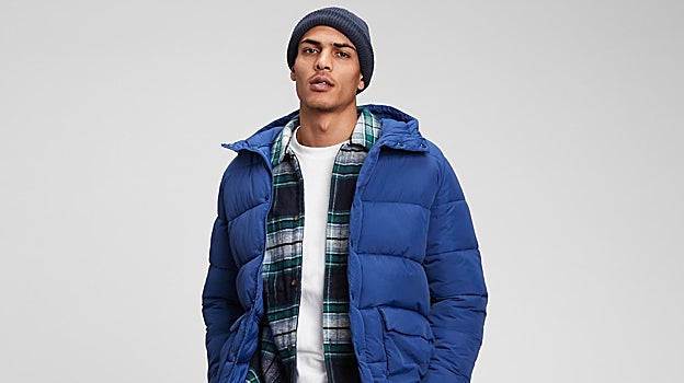 True Royal L Chaqueta acolchada de Nylon de GAP