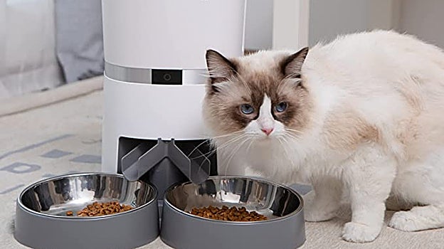 Comedero Automático para Gatos y Perros &amp; Múltiples Mascotas