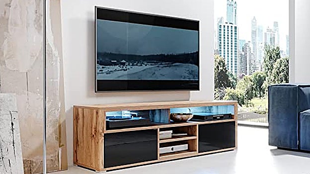 Mueble de madera para televisión