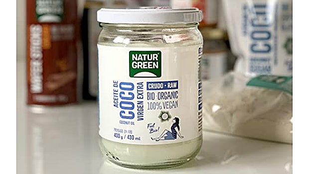Bote  de aceite de coco virgen extra