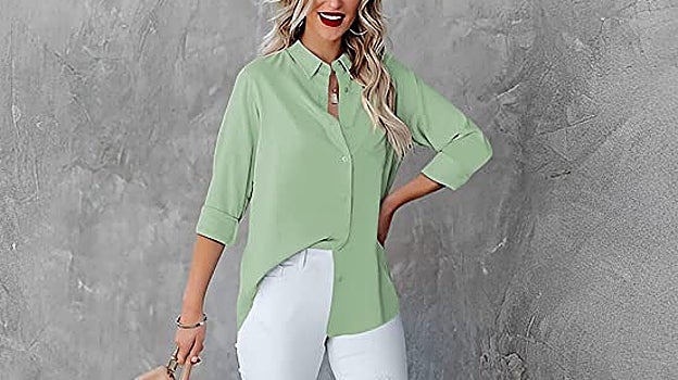 Camisa color verde