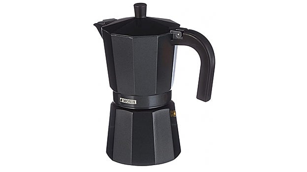 Monix Vitro Noir Cafetera Italiana de Aluminio