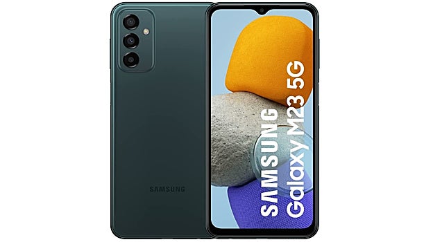 Samsung Galaxy M23 5G de color verde