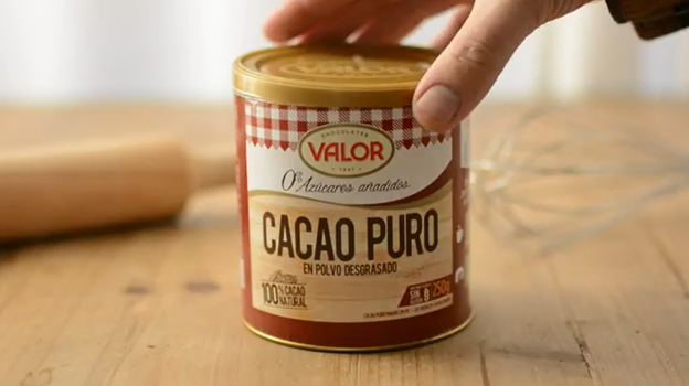 Bote de cacao puro