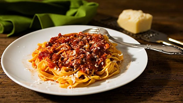 Pasta a la boloñesa