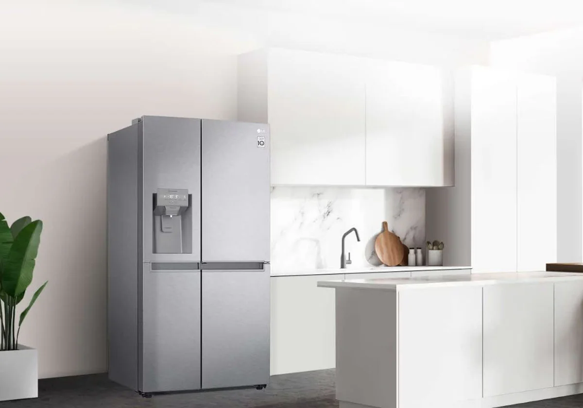 El frigorífico americano LG que necesitas en tu casa está disponible con  350 euros de descuento!