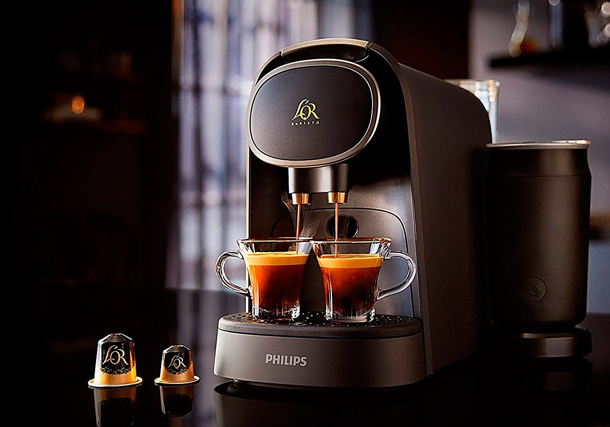 Descubre un mundo de sabores con la Cafetera de Cápsulas Philips L&#039;Or Barista ¡ahora con un descuento de 58€ en PcComponentes!