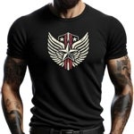 Imagen - Camiseta estampada de hombre con alas y estrella