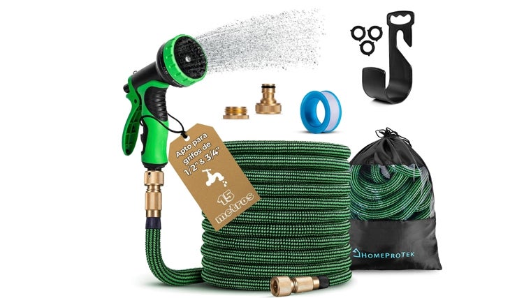 Refresca tu jardín con estas mangueras extensibles al mejor precio