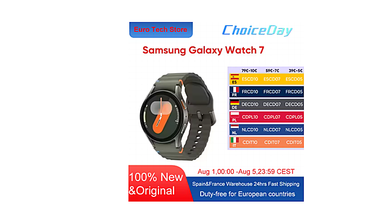 Hasta un 70% de descuento en relojes Garmin y otras marcas top durante el Choice Day de AliExpress