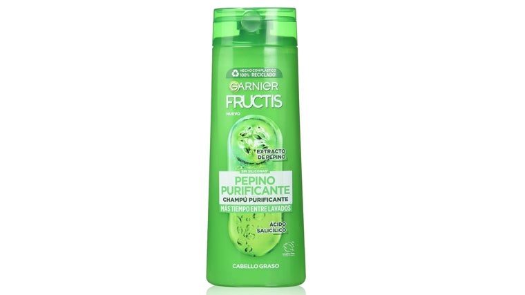 Champú Garnier Fructis Pure Fresh para pelo graso