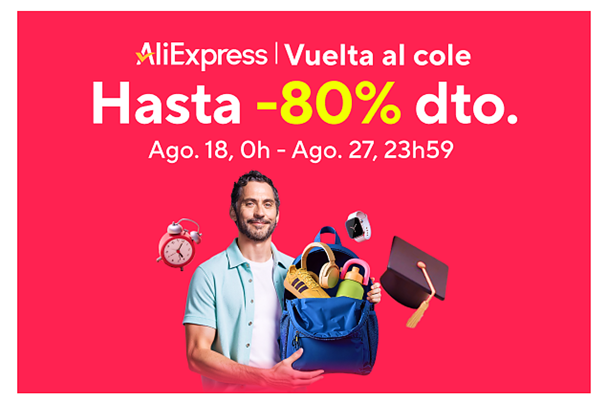 Prepárate para la vuelta al cole y ahorra al máximo con los códigos descuentos de AliExpress