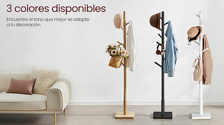 Los mejores percheros de pie para este otoño: orden y estilo en tu hogar