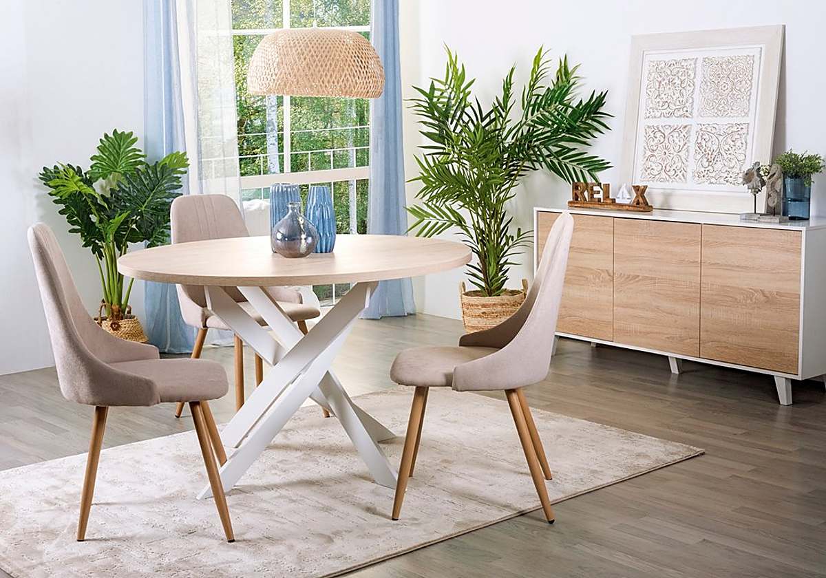 Sillas beige SEUL de Conforama