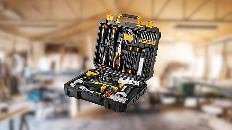 Este maletín DEKO con taladro incluido es la solución rápida para chapuzas, muebles y arreglos del día a día