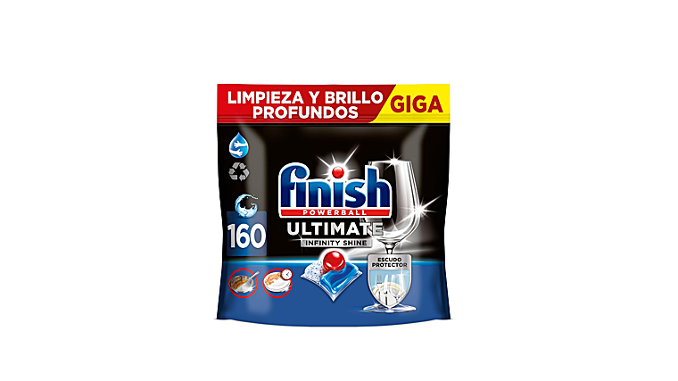 Pack de 160 pastillas de lavavajillas Finish al 51%