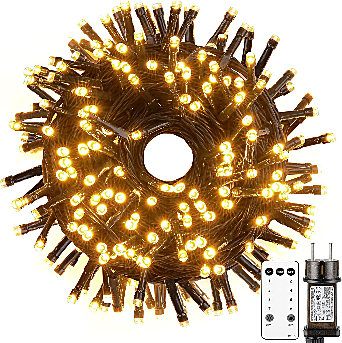 Luces árbol Navidad blanco cálido