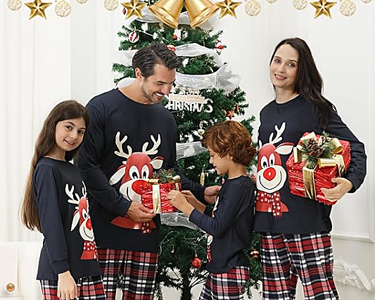 Pijamas de Navidad para Toda la Familia