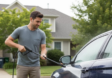 El truco para dejar de gastar dinero en lavados es la hidrolimpiadora Black+Decker: rápida, manejable y perfecta para el coche
