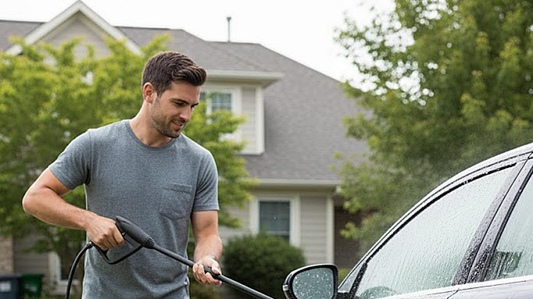 El truco para dejar de gastar dinero en lavados es la hidrolimpiadora Black+Decker: rápida, manejable y perfecta para el coche