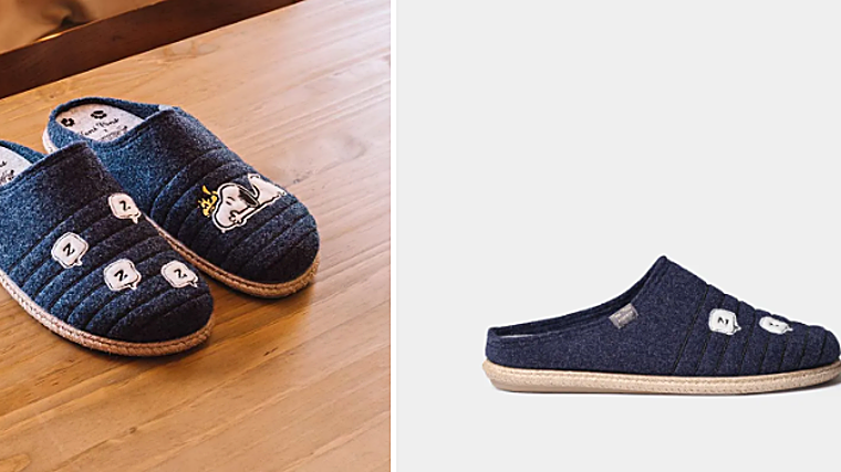 Zapatillas tipo zueco para hombre de Snoopy