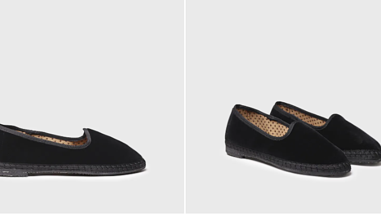 Merceditas para mujer en terciopelo al 20% de descuento