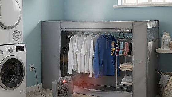 Cómo secar la ropa en solo 3 horas dentro de casa con este invento viral
