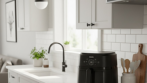 Cocino como un chef sin ensuciar la cocina y por menos de 80 euros: la airfryer de Philips con ventana, pantalla táctil y 13 programas es una ganga