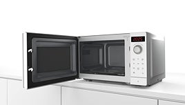 Calienta la comida en un instante y facilita el trabajo en la cocina con este microondas Bosch: ahorra 50€ en Amazon