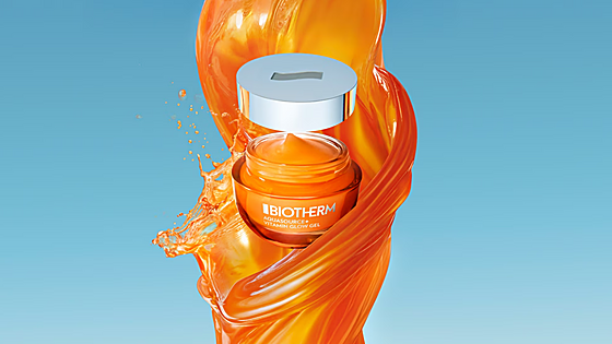 Hidrata e ilumina tu piel con el AQUASOURCE+ Vitamin Glow Gel de BIOTHERM, ahora de oferta en la web de Primor