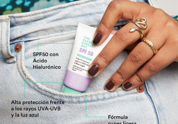 Protege la piel del rostro durante todo el año con el protector solar de 3INA, con SPF50, ahora con descuento en Amazon