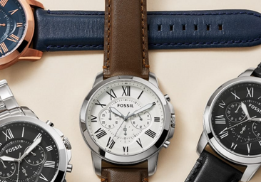 Un reloj moderno con aspecto vintage, el Grant de Fossil, de oferta en Amazon, ¡no te lo pierdas!