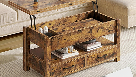 La mesa elevable para el salón que lo tiene todo: bonita, práctica y rebajada en Amazon