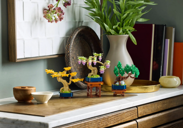 Decora tu hogar con estos maravillosos minibonsáis LEGO: el set de 3 piezas ahora tiene un 20% de descuento en Amazon