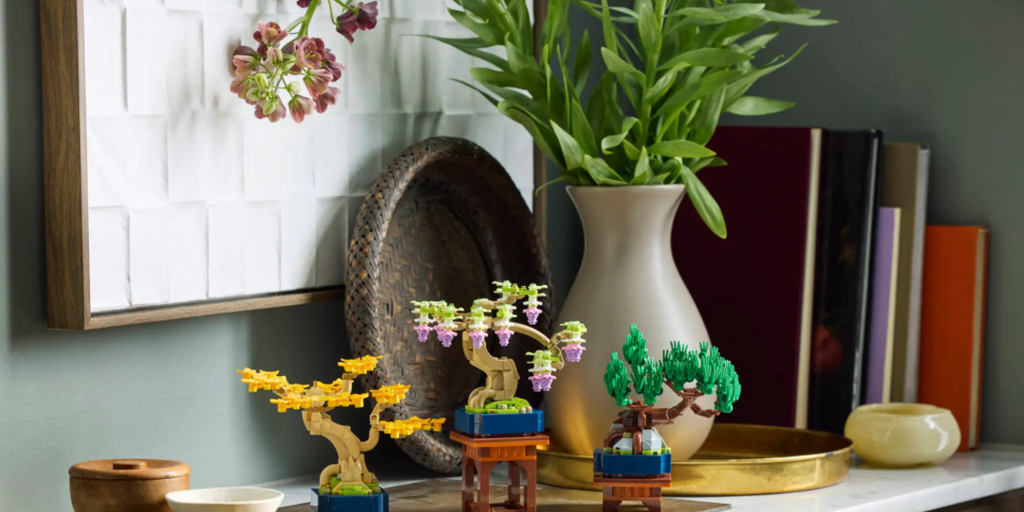 Decora tu hogar con estos maravillosos minibonsáis LEGO: el set de 3 piezas ahora tiene un 20% de descuento en Amazon