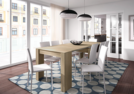 Esta mesa de comedor extensible de Leroy Merlin está ahora rebajada más de un 40%, no te la pierdas