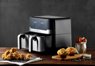 Cocina comidas sanas y rápidas con la freidora de aire MasterPro Rocket Duo 900: aprovecha el descuento AliExpress