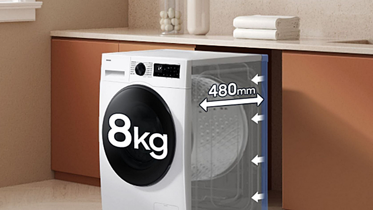 Ofertas de MediaMarkt: descubre el desucneto en la lavadora Samsung de 8kg de bajo consumo con 12 programas