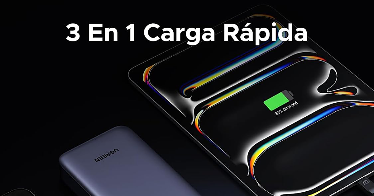 Adiós a quedarte sin batería: estas power banks potentes ahora cuestan menos de 35 euros
