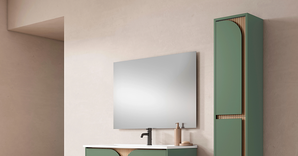 Descuentos Leroy Merlin: transforma tu baño con este conjunto de tocador y espejo de dos piezas, ahora a casi la mitad de precio